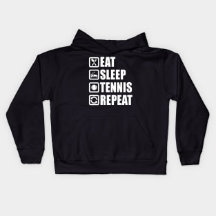 Eat Sleep Tennis Repeat - Sports Athlete Gift Kids Hoodie